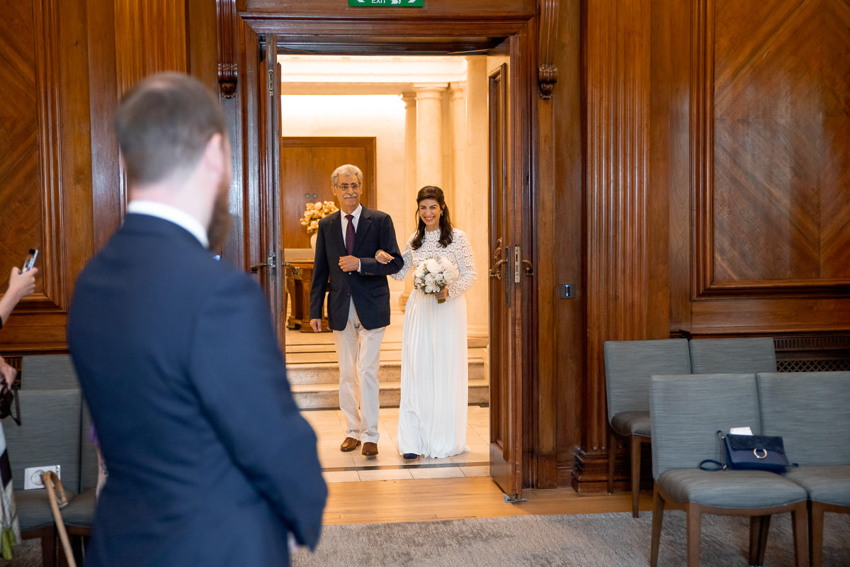 fusion wedding at the old marylebone town hall in london