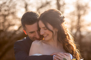 sunset couple shoot at pembroke lodge in richmond park wedding